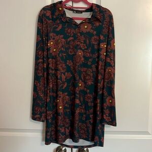 Zara Floral Shirt Dress